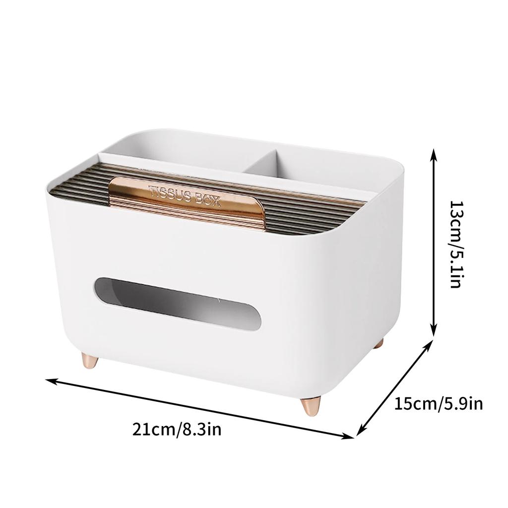 TISSUS BOXPremium Tissue Box, Suitable For Home Living Room, Coffee Table, And Also Serves As A Remote Control And Desktop Storage Box.