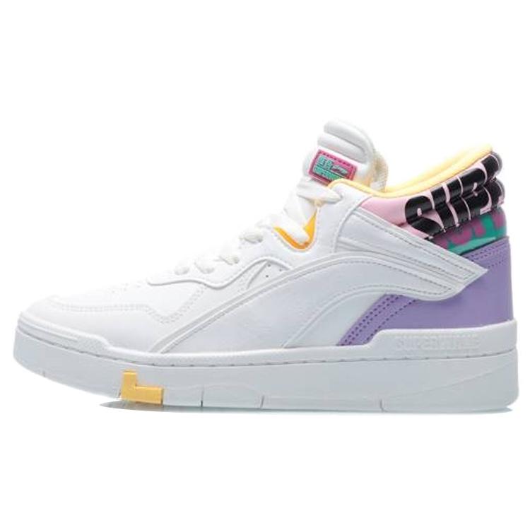 (WMNS) Li-Ning Superwave Mid  White Purple Yellow  Women s AGCQ238-3 EU 35⅔