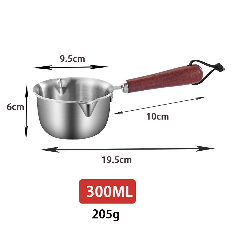 Stainless Steel Oil-pouring Pot, Mini Oil-heating Pot, Small Spoon for Stir-frying and Pouring Oil, Magic Tool, Oil-pouring Small Pot