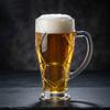 Soccer Beer Glass, 700ml Capacity Lead-Free Stein with Handle for Craft Beer, Sports Themed Beverage Cup for Party