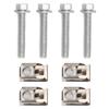 4Pcs Exhaust Manifold Bolts Kit For Dodge Durango Dakota Ram 1500 Jeep 6036734AA