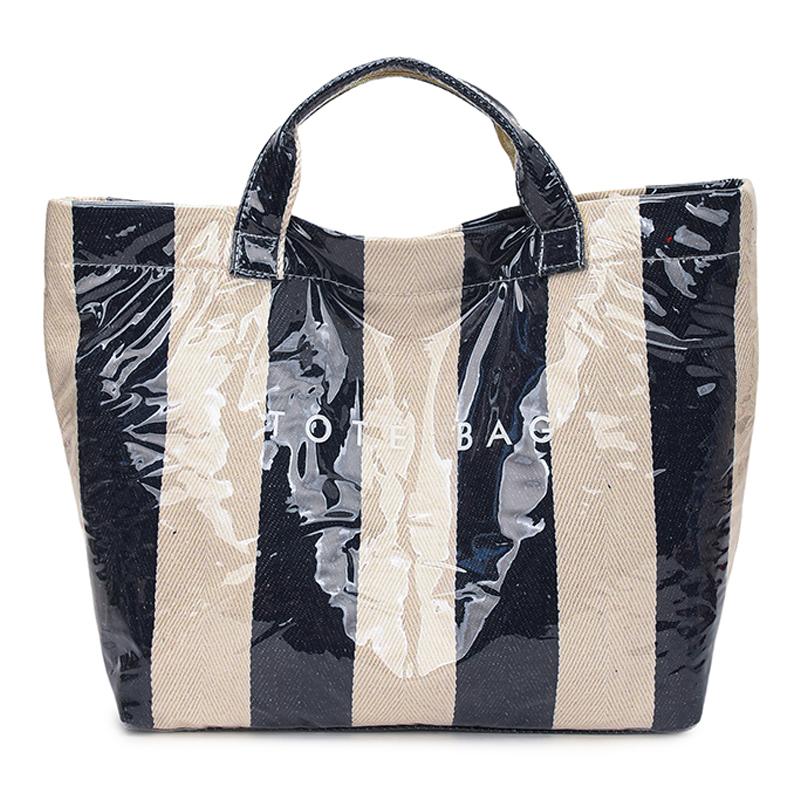 PVC Tote Bag Plaid Work Handbags Purses Large Shoulder Handbag Plastic Carry All Bag for Women Work Travel Fashion Shopping Bag