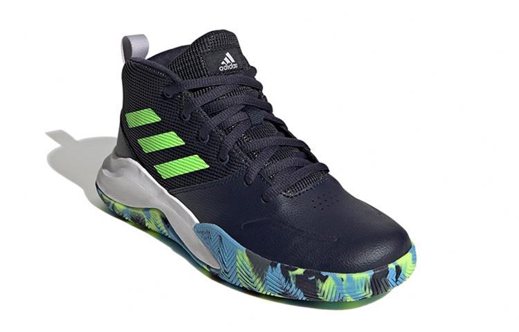 adidas Own The Game J Wide 'Legend Ink Signal Green' FW4566