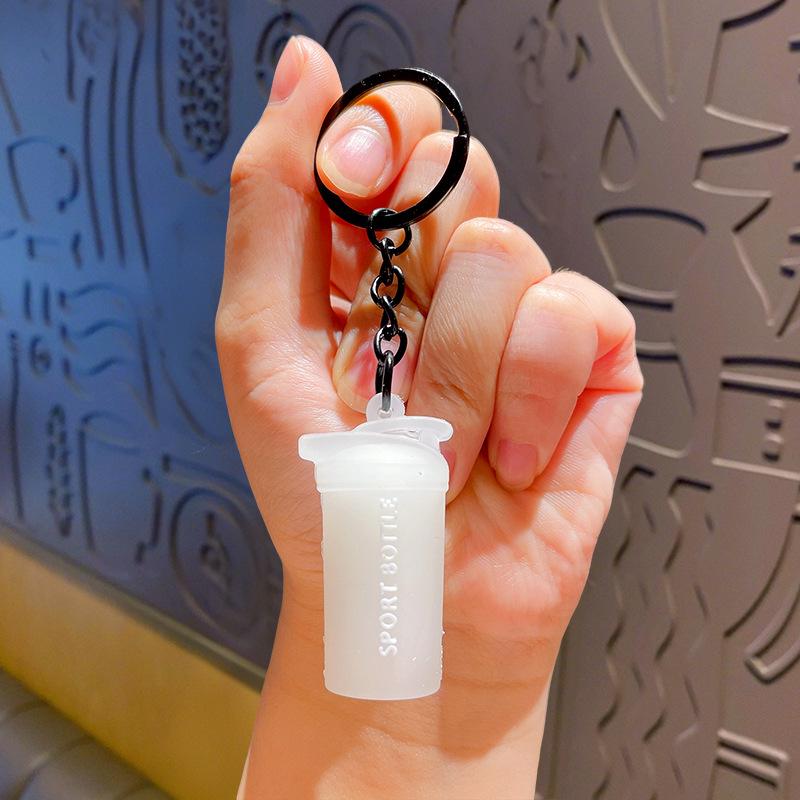 High-Grade Mini Fitness Equipment Keychain Charms & Ornaments