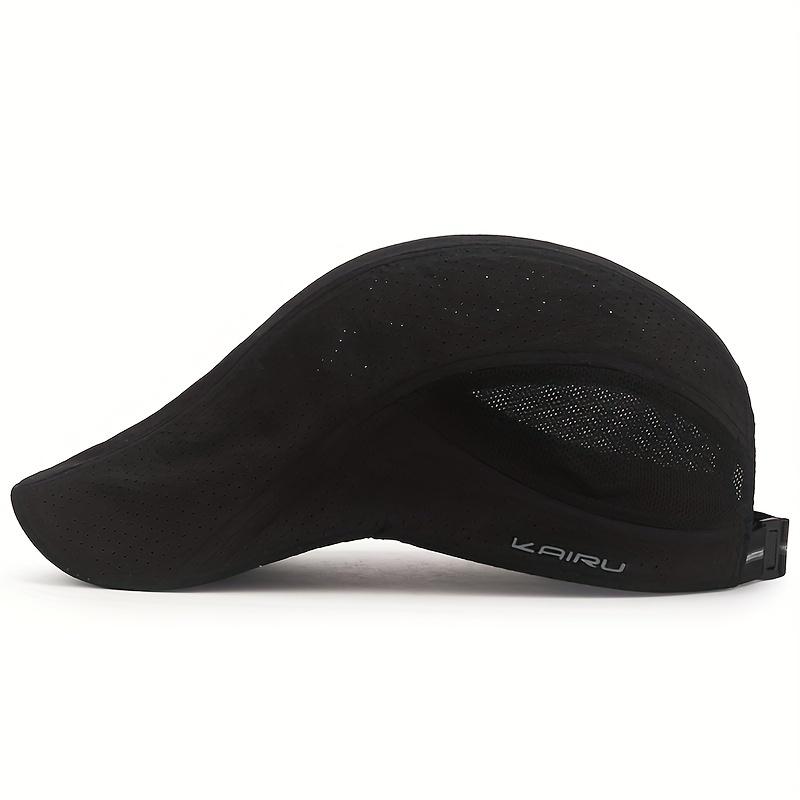 1pc Summer Lightweight Mesh Breathable Beret Cap, Newsboy Cap For Outdoor Running Sports