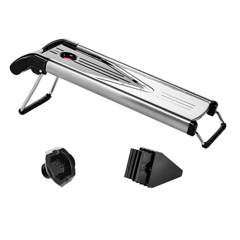 Vegetable V Shape V-Slicer Multi-Function Stainless Steel Adjustable Mandoline Slicer with Variable Blades