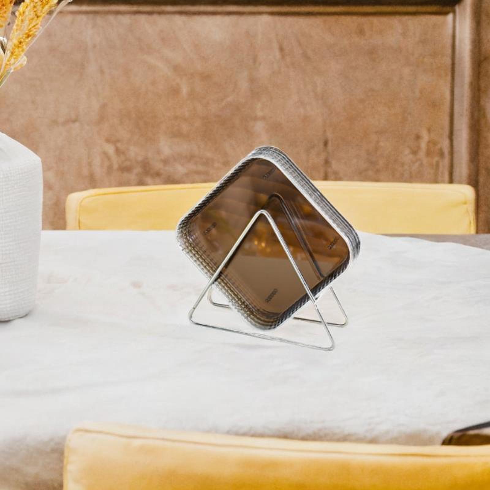 

6 шт. Обеденная тарелка с держателем для отходов, блюдо для ресторана, барбекю, отеля серый