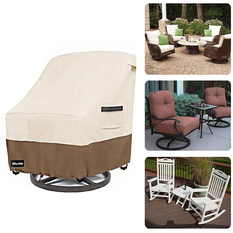 1PC 420D Waterproof Dustproof Chair Protector Quick Installation All Weather Chair Protection Oxford Cloth Chair Cover 84x89x98cm