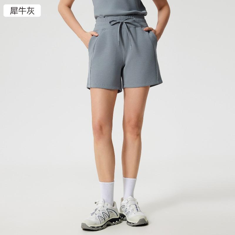 Summer moisture wicking fitness running sports shorts women's casual commuting elastic waist loose yoga pants