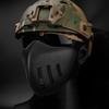 Bouclier Facial Tactique d'Extérieur en TPU Équipement de Protection pour Tir sur Terrain Chasse Jeux de Simulation CS Noir
