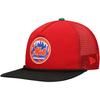 New Era Cap GOLFER Snapback New York Mets THE 7 LINE MLB HOME RUN APPLE COLLECTION MESH SNAPBACK CAP SCARLET NEW YORK METS Hat [Used]