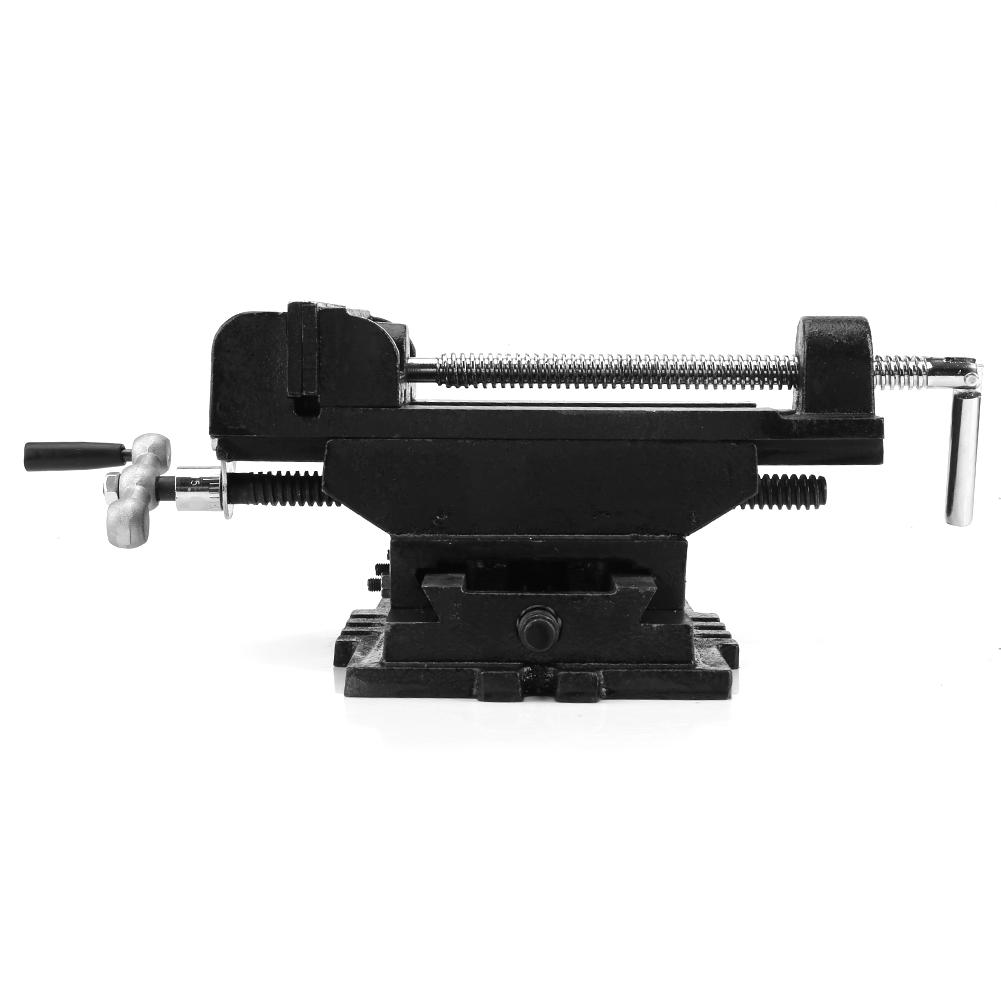 6inches Cross Slide Drill Press Vise Metal Milling Vice Holder Clamping Bench Mount
