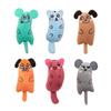 Pet Chew Toy Mouse Shape Stress Relief Comfortable Safe Puppy Squeaker Toys for Indoor