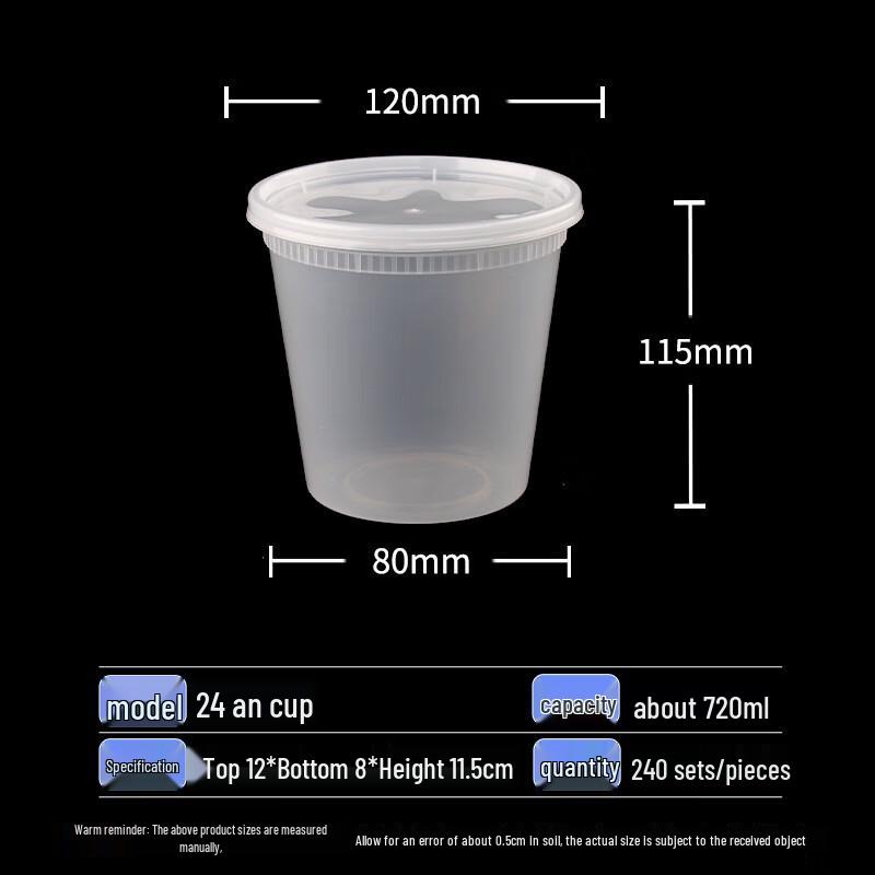 Disposable PP Takeout Soup Container