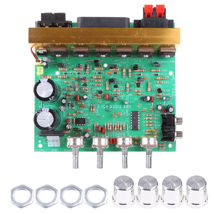 Amplifier Audio Board AMP 100Wx2 High Power 2.1 Channel Amplificador Speaker