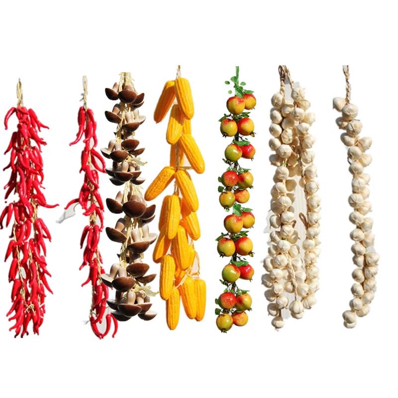 Silk Vegetable & Fruit Hanging Ornament