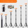 "1.6m Portable Integrated Selfie Stick Tripod for Mobile Photography"