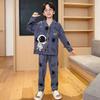 Jungen Cartoon Langarm Pyjama Set für Frühling & Herbst - Mittlere/Große Größen für Mittelschüler