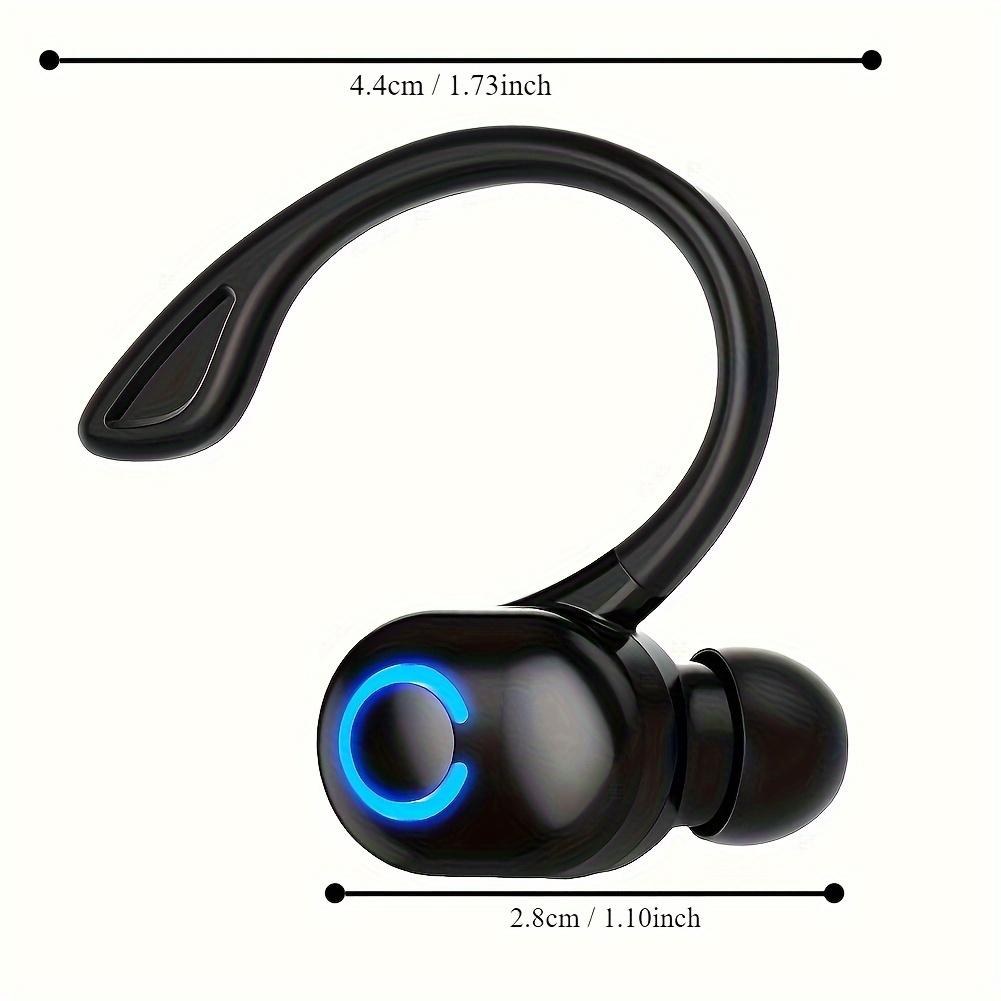 Auricolare Mini Wireless con Clip - Singolo Auricolare, Controlli Touch per Musica e Chiamate, Compatibile con Android/iOS