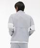 Chasecult Men'S Stretch High Neck Zip-Grey