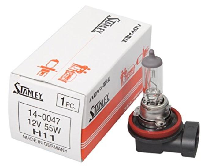 Stanley Electric H11 12V 55W Headlamp Bulb Halogen Bulb for Automotive Replacement Fog (STANLEY) 14-0047 Lights, AFS, etc.