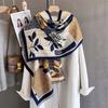 Women Winter Scarf Cashmere Pashmina Shawls and Wraps Bufandas Floral Print Warm Thick Scarves Blanket for Lady  Newpe