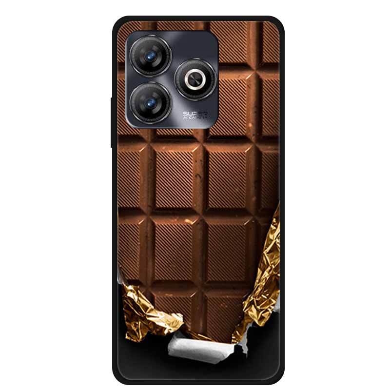 Phone Case For ZTE Blade A75 4G Back Cover Case Shockproof Black Silicone Soft Funda For ZTE Blade A75 4G Case A 75 6.6" Coque
