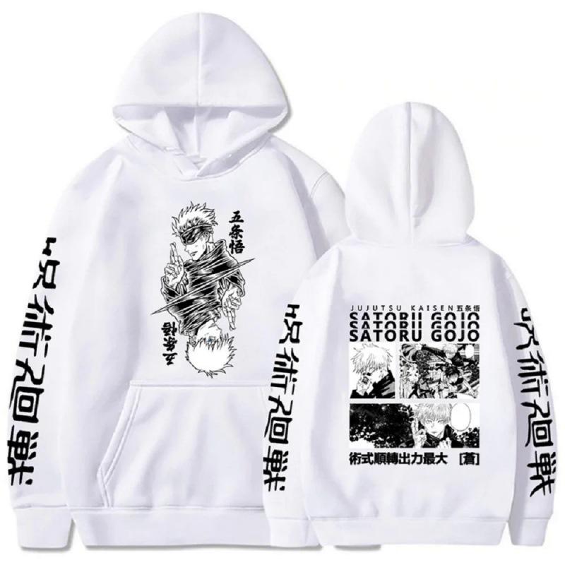 Jiu-jitsu Kaisen com capuz estampado animeHoodie