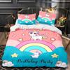 Magical Unicorn Bedding Sets Quilt Bed Cover Comforter Duvet Cover Pillow Case 2-3 Pieces Sets Kids Adult Bedroom Decoration