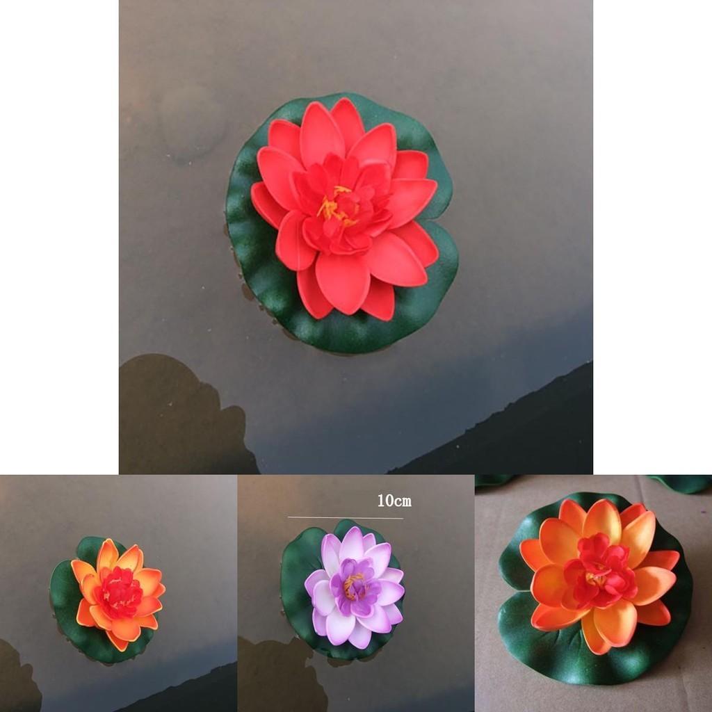 Colorful Artificial Lotus Flower Water Lily Perfect For Fish Tank Decoration