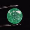 Natural Green Emerald 26.95 Ct Round Cut Loose Gemstone For Best Gift