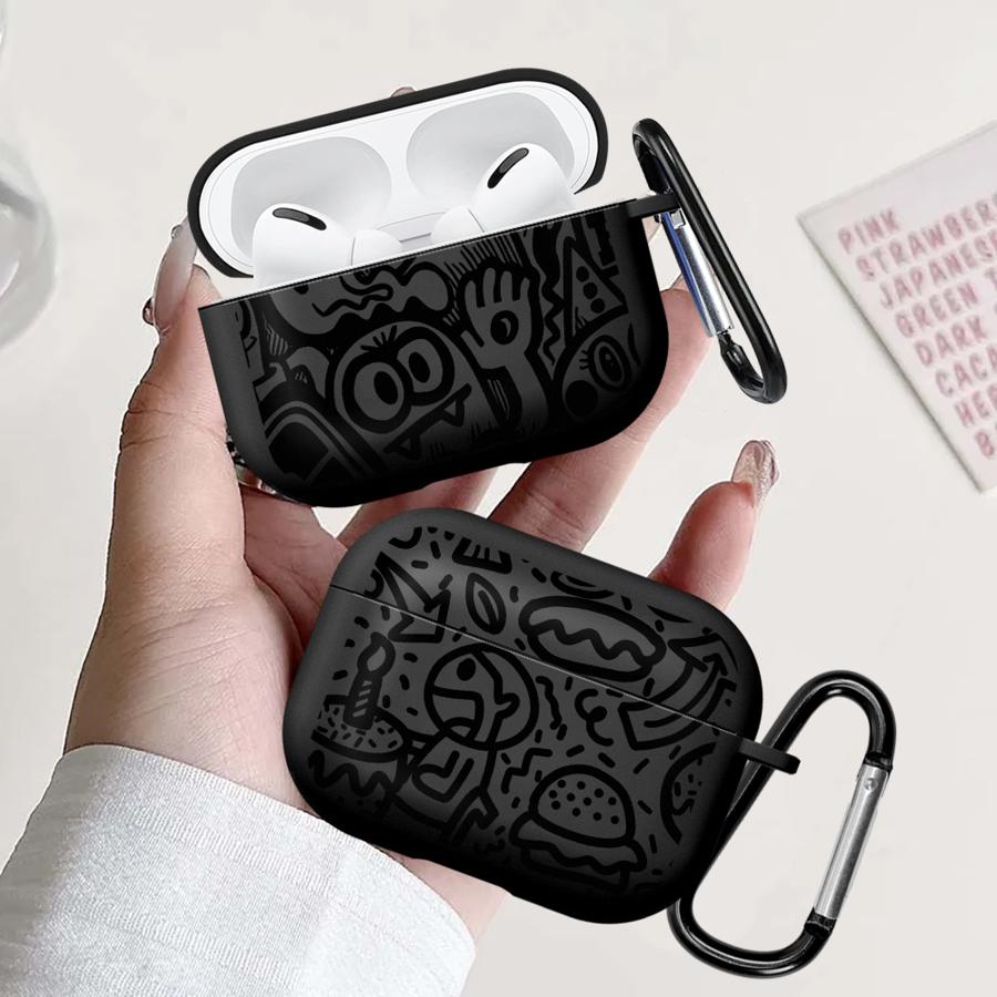 Case For Airpods Pro 2 3 Pro2 Pro3 4 1 Earphone Cases Cover Street Graffiti Art
