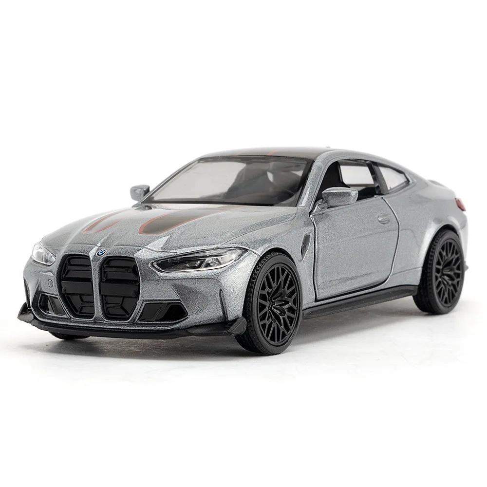 MaKeda1:36 BMW M4 CSL alloy car model ornaments, children's toy gifts