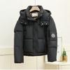 Padded clothes hooded leave-in solid color 2025 new small thickened warm winter jacket padded jacket