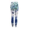 Pantaloni Casual Stampati a Gamba Dritta Moda Donna Pantaloni Yoga Stampati Slim per Esterno