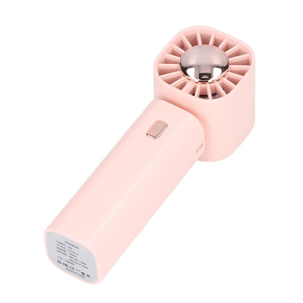 Handheld Fan Hanging Design Type C Rechargeable Portable Cooling USB Fan for Indoor Outdoor 5V 1A