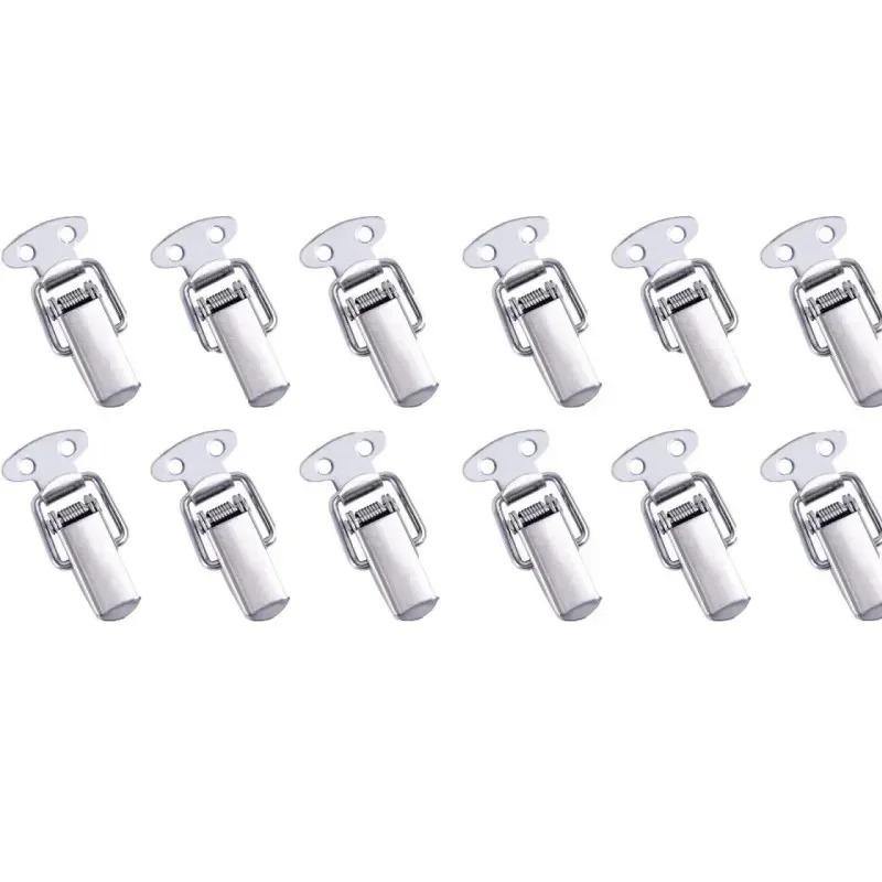 6/12PCS Toggle Latches Spring Loaded Clamp Clip Case Box Latch Catch Toggle Tension Lock Lever Clasp Closures Crate Lock Snap
