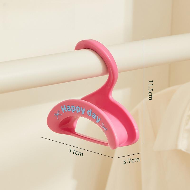 

Traceless Bag Hook Wardrobe Traceless Bag Rack Storage Silk Scarf Tie Arched Hanger Can Be Stacked Coat Rack