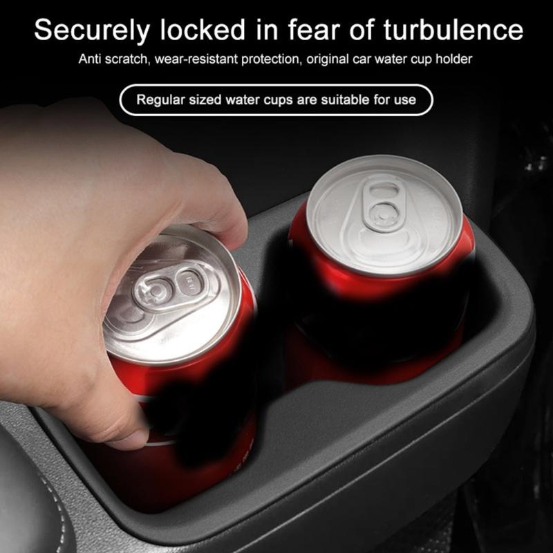 Ergonomic Car Door Beverage StorageDoor Trim Lightweight ABS Cup Holders Vehicle Storage Solution Suitable for Vehicle