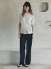 LENINA Maje Wide Retro Pocket Jeans_Dark Blue