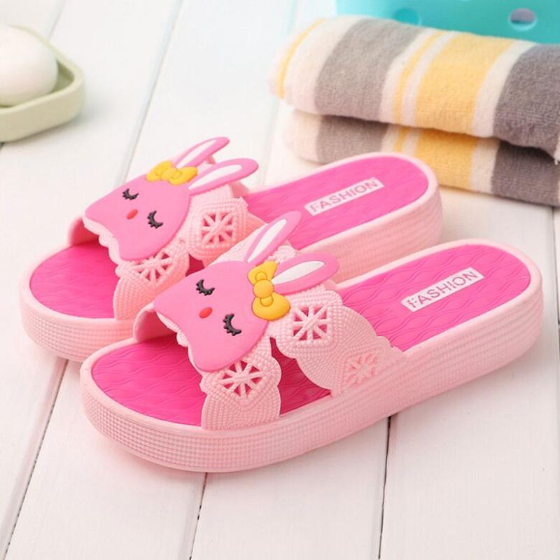 Unisex Slippers Women's Cute Slippers Summer New Cartoon Upper Home Bathroom Outdoor Slippers Non-slip Soft Bottom Thick Bottom Shoes