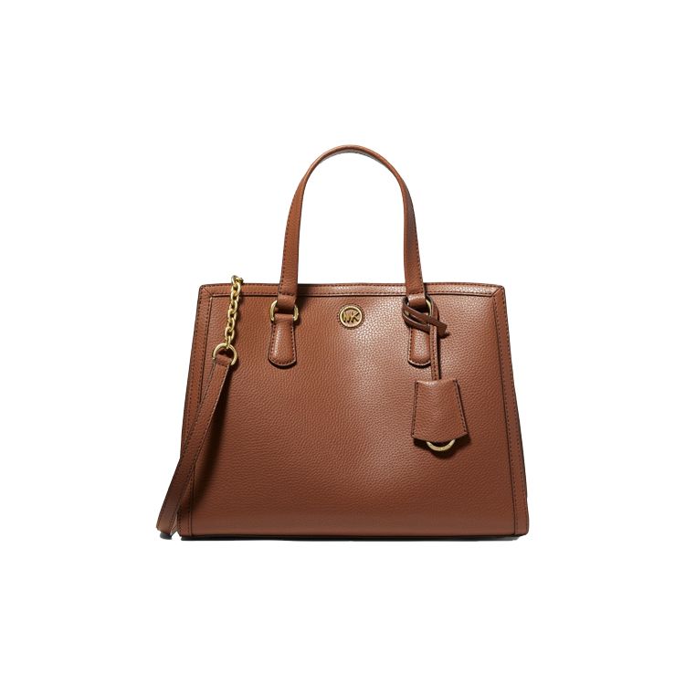 Michael Kors Chantal Classic Commuter Large Capacity Leather Tote Bag Women tote Brown 30F2G7CS2T-230 Basic Set (Bag+Dust Bag)