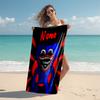 Personalized Customized Proof Beach Towel with Poppy Playtime Pattern - Soft, Absorbent,quick-drying,perfect Swimming,camping&bathing