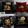 B-Bendy And The Ink Machine Pillow Case Linen Cushion Covers For Decorative Sofa Home Pillows Case Car Chair Pillows Cases