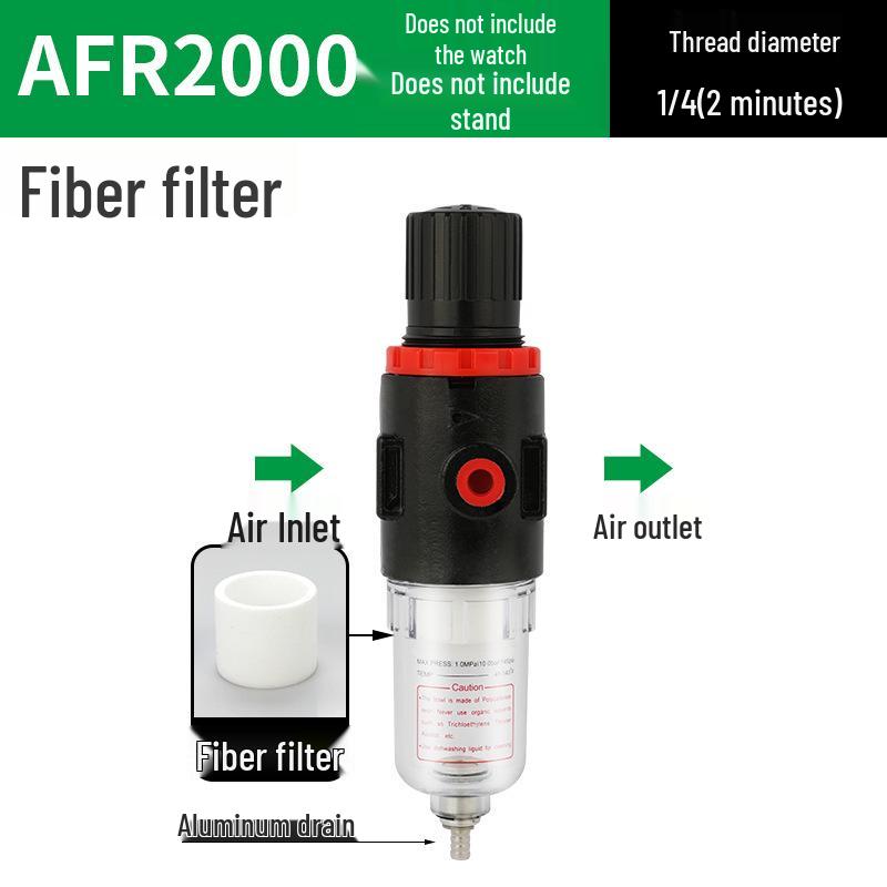 AFC2000 Luftdruckregelventil mit Öl-Wasser-Abscheider und AFR Druckminderfilter