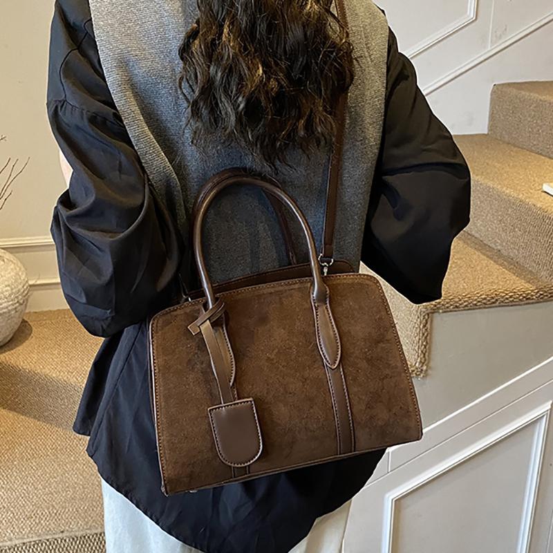 High Quality Commute Female Handbag for Woman New Simple Classic Shoulder Bag Fashion Matte Suede Women's Shoulder Crossbody Bag