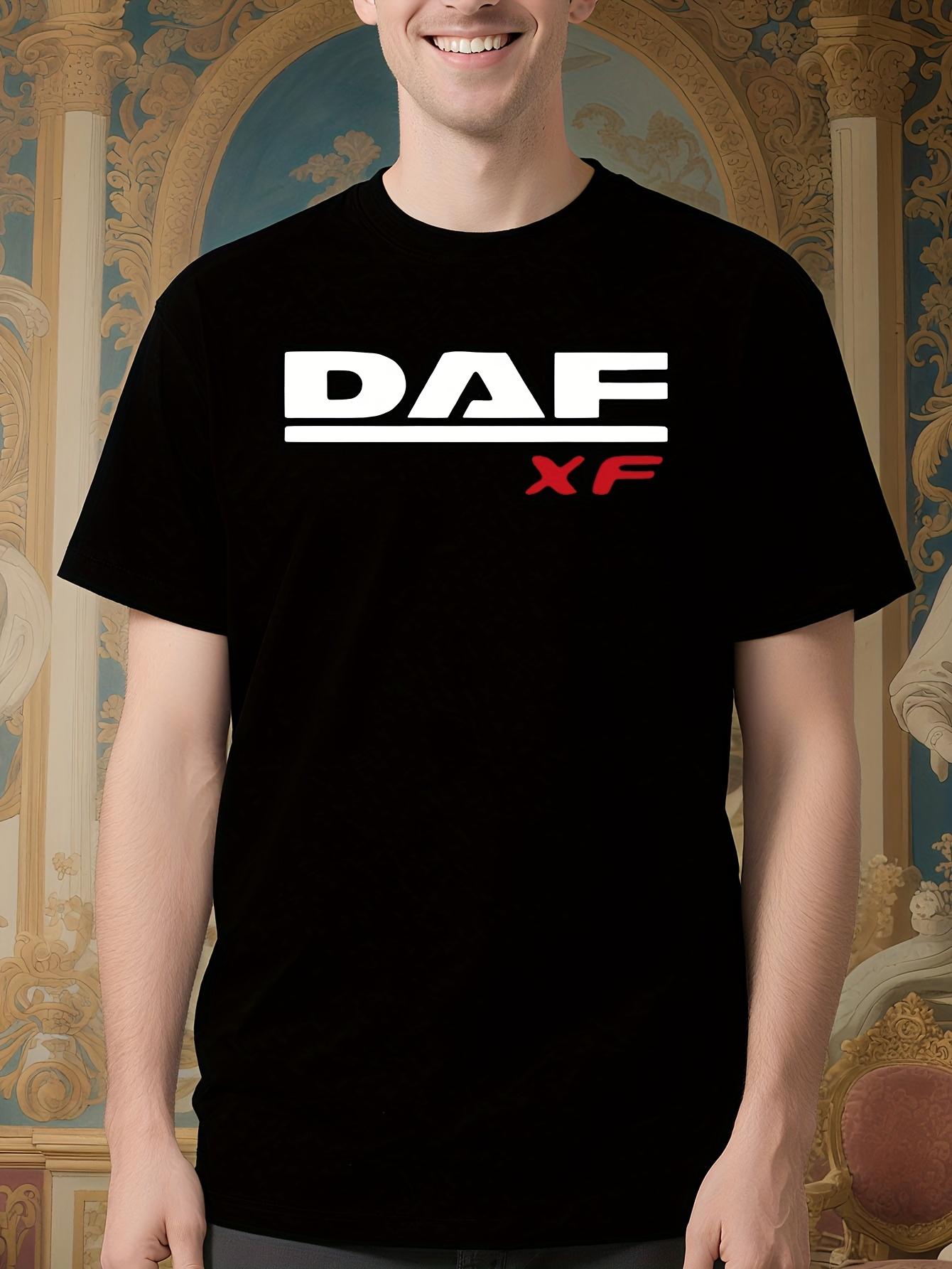 DAF XF Heavyweight Graphic Tshirt - Bold DAF XF Truck Typ... XXXL