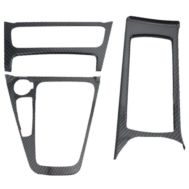 For Ford Focus 2015 2016 2017 MK3 ST Carbon Fiber Color ABS Inner Gear Shift Panel Cover Trim