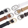 Women'S Belt Women'S Simple Jeans Waist Belt Wind Casual Metal Buckle Student Belt