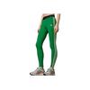 Adidas Originals Adicolor 70s Retro Striped Logo Print Leggings Women Bottoms Green IK7847